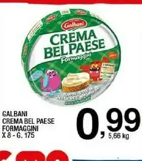 Ok Sigma Galbani Crema Bel Paese Formaggini 175 G(ml) offerta