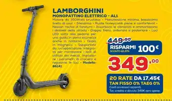 Euronics Lamborghini Monopattino AL1 offerta