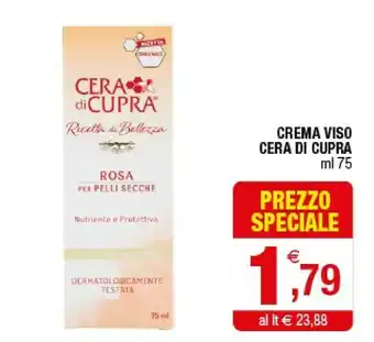 Iperal Cera Di Cupra Crema Viso offerta