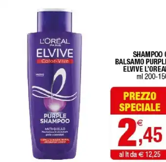 Iperal L'Oreal Shampoo O Balsamo offerta