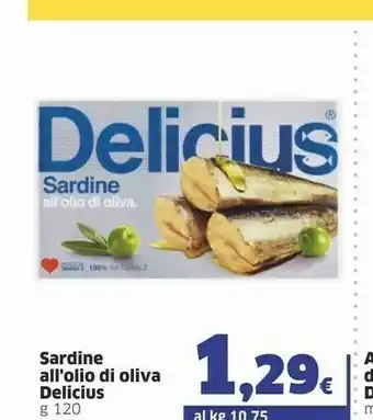 Ok Sigma Delicius Sardine All'olio Di Oliva offerta