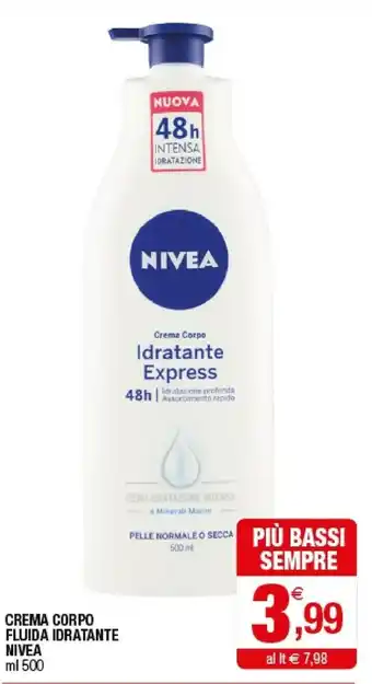 Iperal Nivea Crema Corpo Fluida Idratante offerta