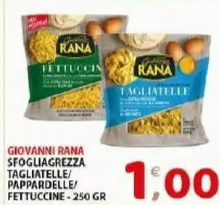 Mio Market Rana Pasta all'uovo offerta