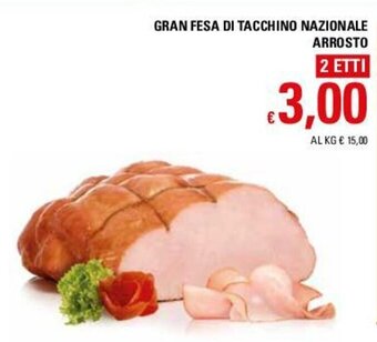 Basko Gran Fesa di Tacchino Nazionale Arrosto offerta
