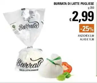 Basko Burrata di Latte Pugliese 250g offerta