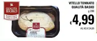 Basko Vitello Tonnato Qualità Basko 200g offerta