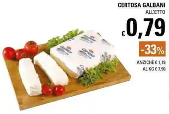 Basko Galbani Certoso offerta