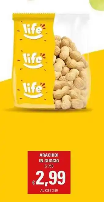 Basko Life Arachidi in Guscio 750g offerta