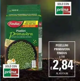 Basko Findus Pisellini Primavera 700g offerta