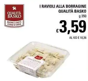 Basko I Ravioli Alla Borragine Qualità Basko 350g offerta