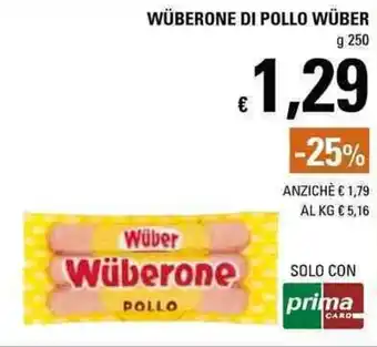 Basko Wüber Wüberone di Pollo 250g offerta