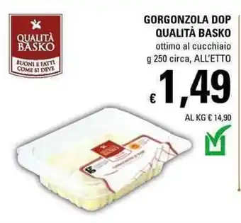 Basko Gorgonzola Dop Qualità Basko 250g offerta