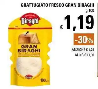 Basko Biraghi Grattugiato Fresco Gran Biraghi 100g offerta