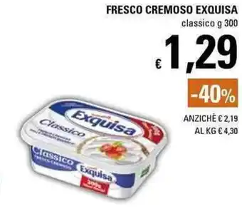 Basko Exquisa Fresco Cremoso 300g offerta