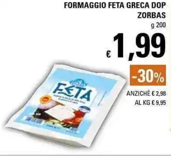 Basko Zorbas Formaggio Feta Greca Dop 200g offerta