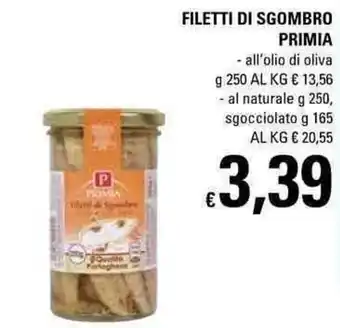 Basko Primia Filetto di Sgombro 250g offerta