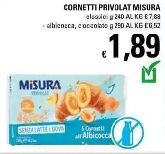 Basko Misura Cornetti Privolat 240g/290g offerta