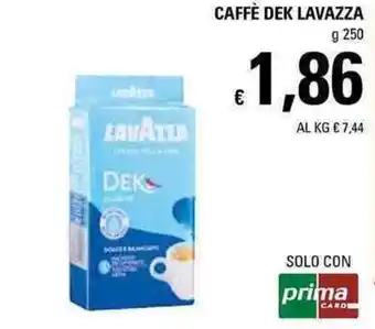 Basko Lavazza Caffè Dek 250g offerta