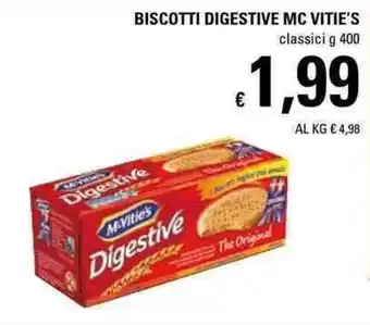 Basko Mc Vitie's Biscotti Digestive 400g offerta