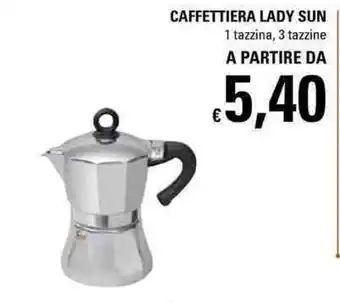 Basko Lady Sun Caffettiera offerta