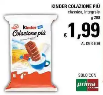 Kinder Colazione più 290g