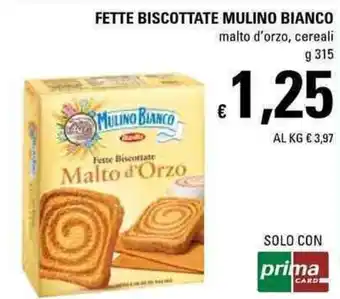 Basko Mulino Bianco Fette Biscottate 315g offerta