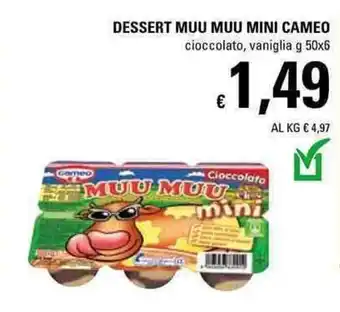 Basko Cameo Dessert Muu Muu Mini 50g x 6 offerta