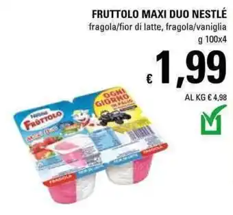 Basko Nestlé Frùttolo Maxi Duo 100g x 4 offerta