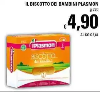 Basko Plasmon Il Biscotto dei Bambini 720g offerta