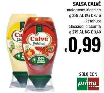 Basko Calvè Salsa 238g-275g offerta
