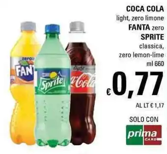 Basko Coca-Cola, Fanta, Sprite 660ml offerta