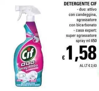 Basko Cif Detergente 650ml offerta