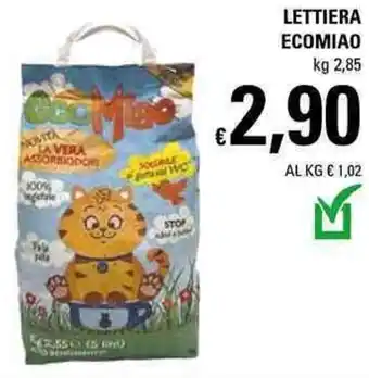 Basko Lettiera Ecomiao 2,85kg offerta