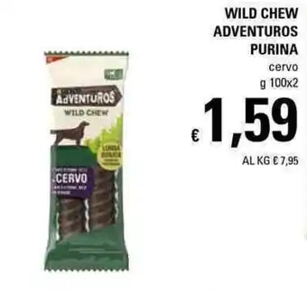 Basko Purina Wild Chew Adventuros 100g x 2 offerta
