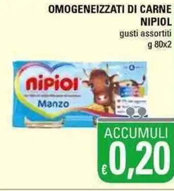 Nipiol Omogeneizzati di Carne 2x80g
