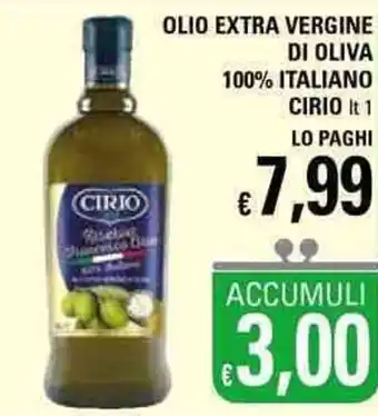 Basko Cirio Olio Extra Vergine D'oliva 100% Italiano 1lt offerta