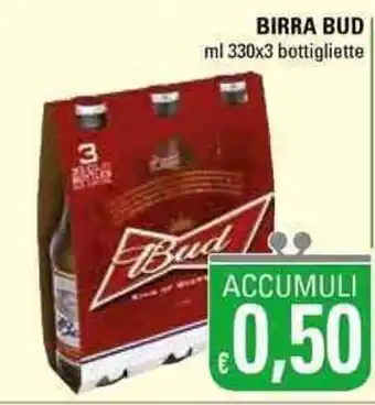 Basko Bud Birra 330ml x 3 offerta