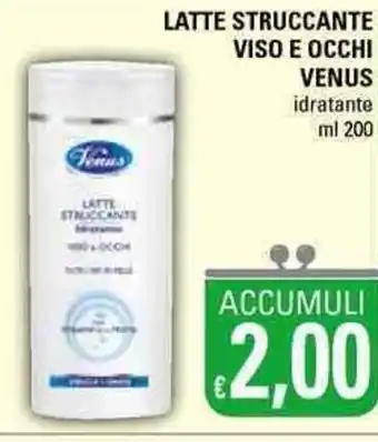 Basko Venus Latte Struccante Viso e Occhi 200ml offerta