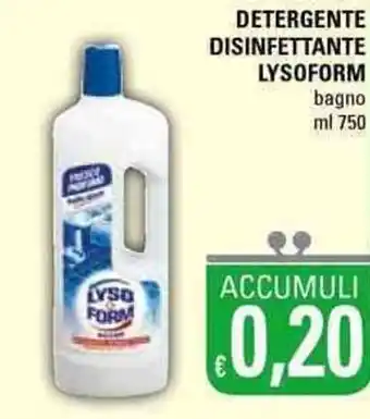 Basko Lysoform Detergente Disinfettante 750ml offerta