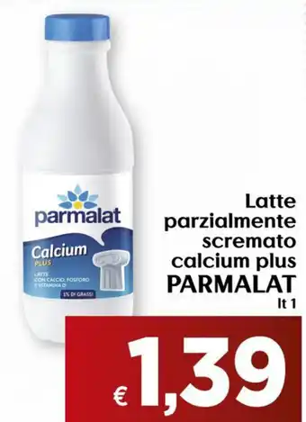 Maxi Supermercati Parmalat Latte Parzialmente Scremato Calcium Plus 1 lt offerta