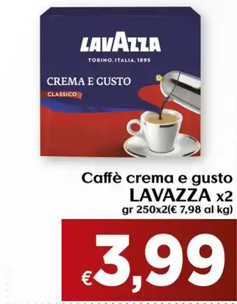 Lavazza Caffè Crema e Gusto x2 250x2 gr