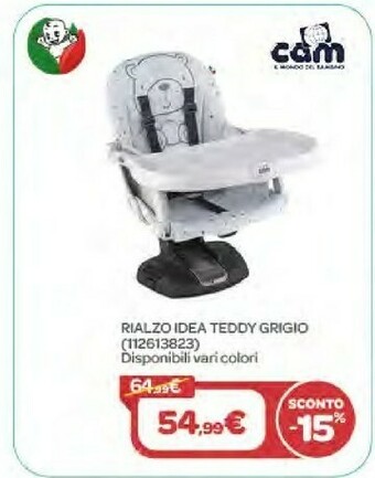 Cam Rialzo Idea Teddy Grigio