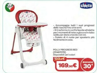 Bimbo Store Chicco Polly Progress Red offerta