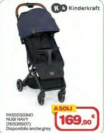 Bimbo Store Kinderkraft Passeggino Nubi Navy offerta