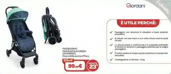 Bimbo Store Giordani Passegino Minneapolis Green offerta