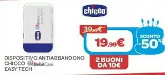 Bimbo Store Chicco BebèCare Easy-tech Dispositivo Smart Pad Antiabbandono Per Seggiolini offerta