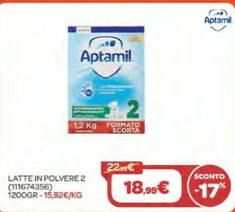 Bimbo Store Aptamil Latte In Polvere 2 1200gr offerta
