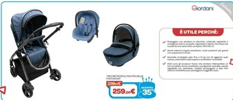 Bimbo Store Giordani Trio Metropolitan Pro Blue offerta