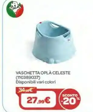 Bimbo Store Ok Baby Vaschetta Opla Celeste offerta