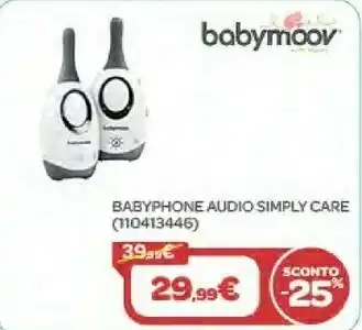 Bimbo Store Babymoov Babyphone Audio Simply Care offerta